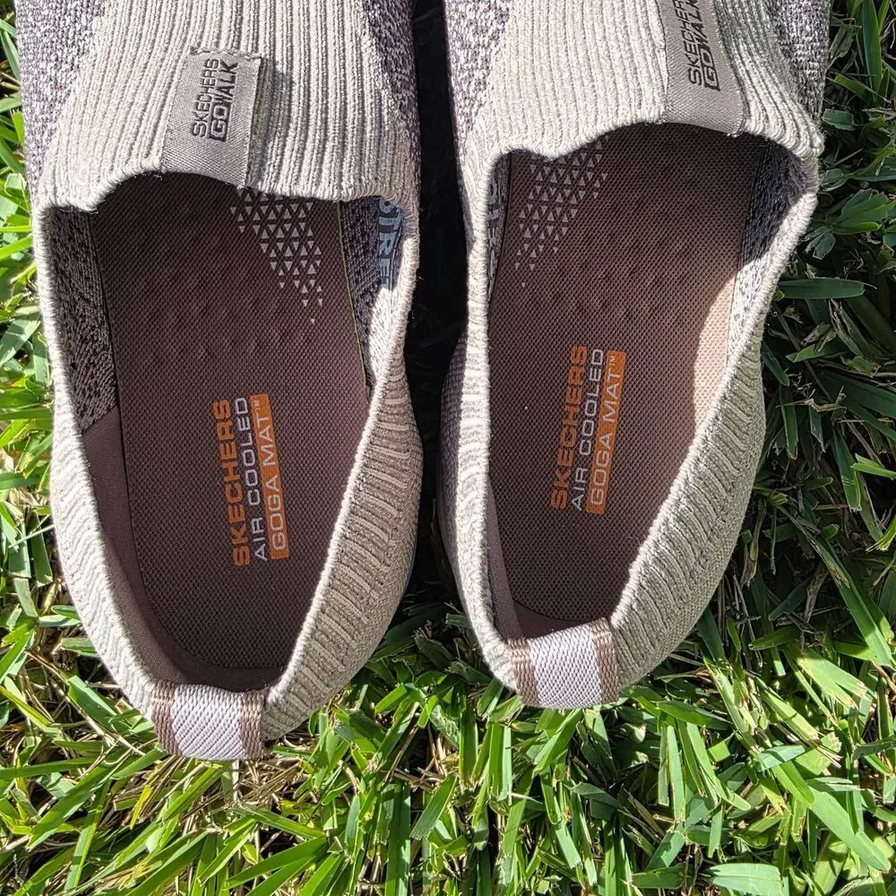 Skechers Go Walk 5 Men's Size 14 Gray Slip On Walking Shoes Stretch Sneaker
